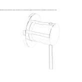 Faucet with remote control mounted on the wall Corfu