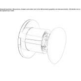 Faucet with remote control mounted on the wall Perico