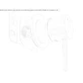 Wall faucet with remote control made of stainless steel Tekom
