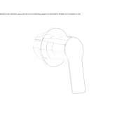 Faucet with remote control mounted on the wall Hurezani