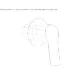 Faucet with remote control mounted on the wall Hurezani