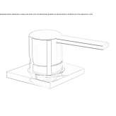 Deck mounted remote control faucet Nyrsko