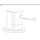 Deck mounted remote control faucet Mariabe