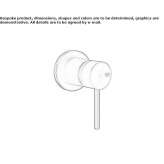 Wall faucet with remote control made of stainless steel Lubian