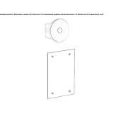 Electronic faucet with remote control made of stainless steel for wall mounting Lubian