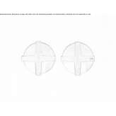 Set of wall-mounted shut-off mixing valves Cuitiva
