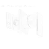 Wall faucet with remote control made of stainless steel Villabe