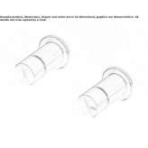 Set of 2 shut-off mixing valves for wall mounting Trinidad