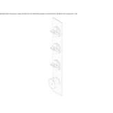 Stainless steel thermostatic set for wall mounting Ovilla