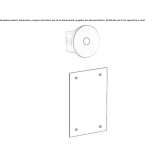 Wall faucet with remote control made of stainless steel Lubian