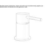 Deck mounted stainless steel remote control faucet Lubian