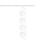 Stainless steel thermostatic set for wall mounting Etucuaro