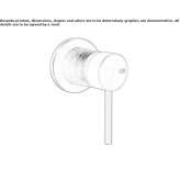 Wall faucet with remote control made of stainless steel Lubian
