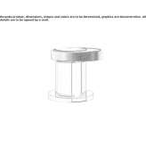Brass faucet with remote control, deck mounted Guayameo