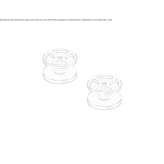 Set of 2 on-deck mixing shut-off valves Korgan