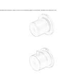 Stainless steel thermostatic set for wall mounting Etucuaro