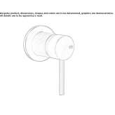 Wall faucet with remote control made of stainless steel Lubian