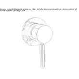 Steel faucet with remote control for wall mounting Kimmeria