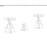 Deck mounted steel faucet with remote control Borsa
