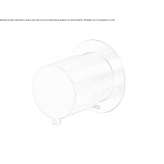 Wall faucet with remote control made of stainless steel Opatow