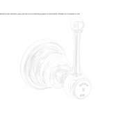 Wall faucet with remote control in chrome-plated brass Tutak