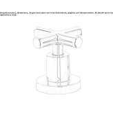 Deck mounted remote control faucet Lyford