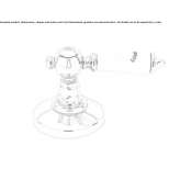 Faucet with remote control mounted on the wall Radeberg