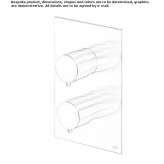 Wall faucet with remote control made of stainless steel Opatow