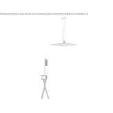 Ceiling shower head and shower arm set AElvsbyn