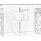 Metal bathroom cabinet/towel rack Leezdorf
