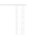Bathroom column with a mirror Gardeja