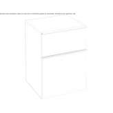 Hanging bathroom cabinet with drawers Elstead