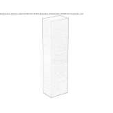 Suspended bathroom column Niksic