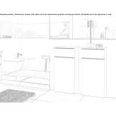 Hanging bathroom cabinet with drawers Rauseni