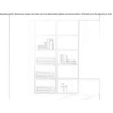 Segmented modular bathroom wall cabinet Ivankovo