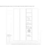 Segmented modular floor-standing bathroom cabinet Ivankovo