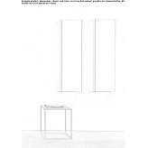 Sectional wall cabinet for the bathroom Huaccana