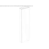 Suspended bathroom column Cislau