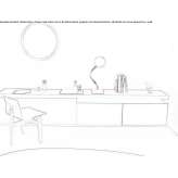 Suspended sectional bathroom cabinet Melfort