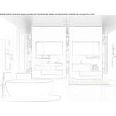 Bathroom cabinet/washbasin cabinet Amandola