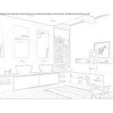 Bathroom cabinet/washbasin cabinet Amandola