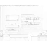 Bathroom cabinet/washbasin cabinet Murton
