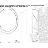 Akron© bathroom column with door Alsfeld