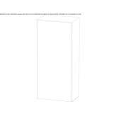 A wooden bathroom column with a door standing on the floor Truckee