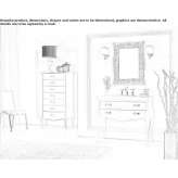 Washbasin cabinet with drawers Napanee