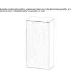 Single wooden bathroom cabinet with doors Pinet