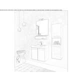 Single washbasin cabinet with doors Hurigny