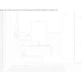 Wooden wall-mounted sectional cabinet under the washbasin Tornio