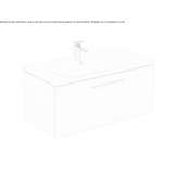 Wall-mounted washbasin cabinet Matignon