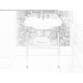 Brass console sink Komarov